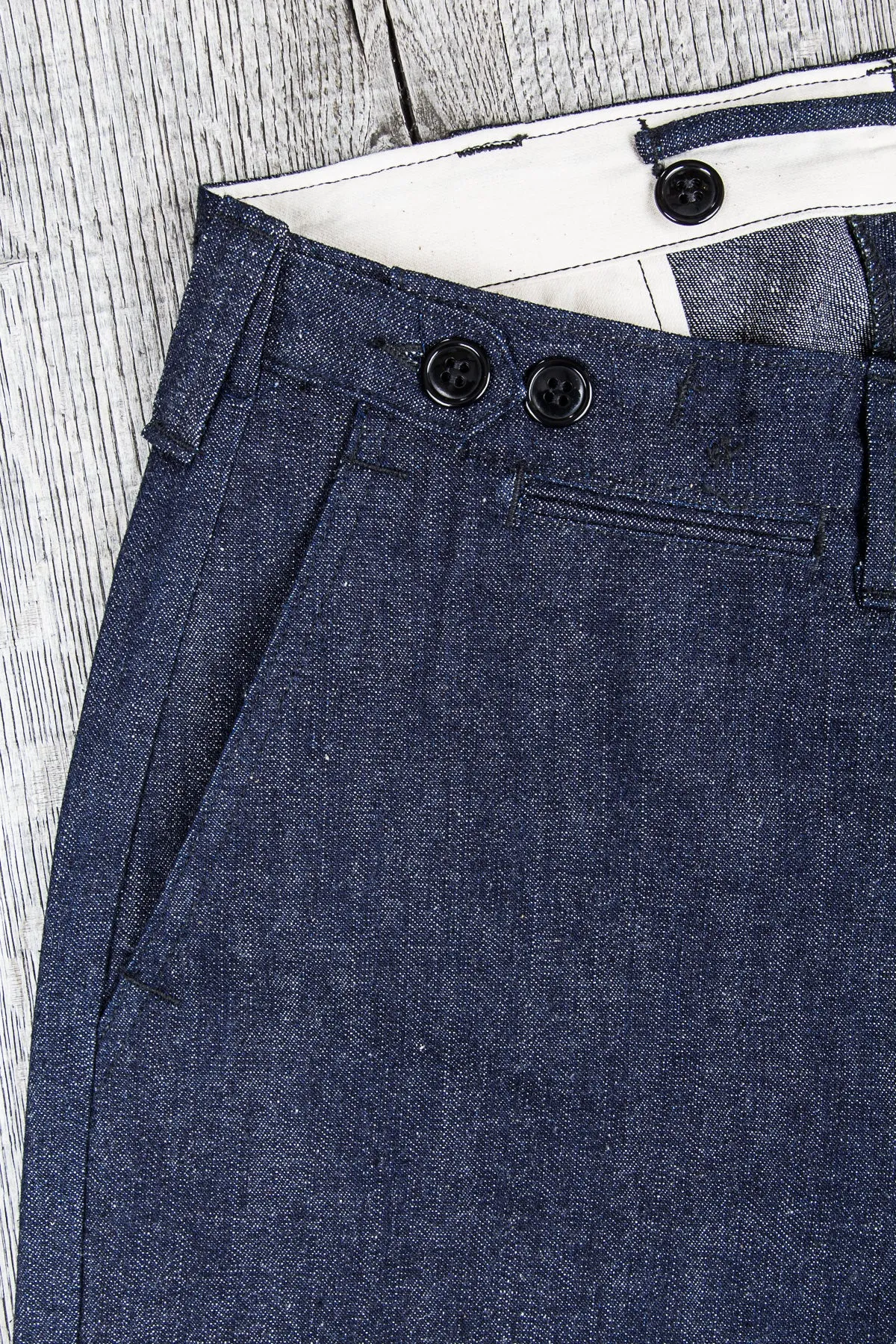Warehouse & Co Military Pants Indigo Denim
