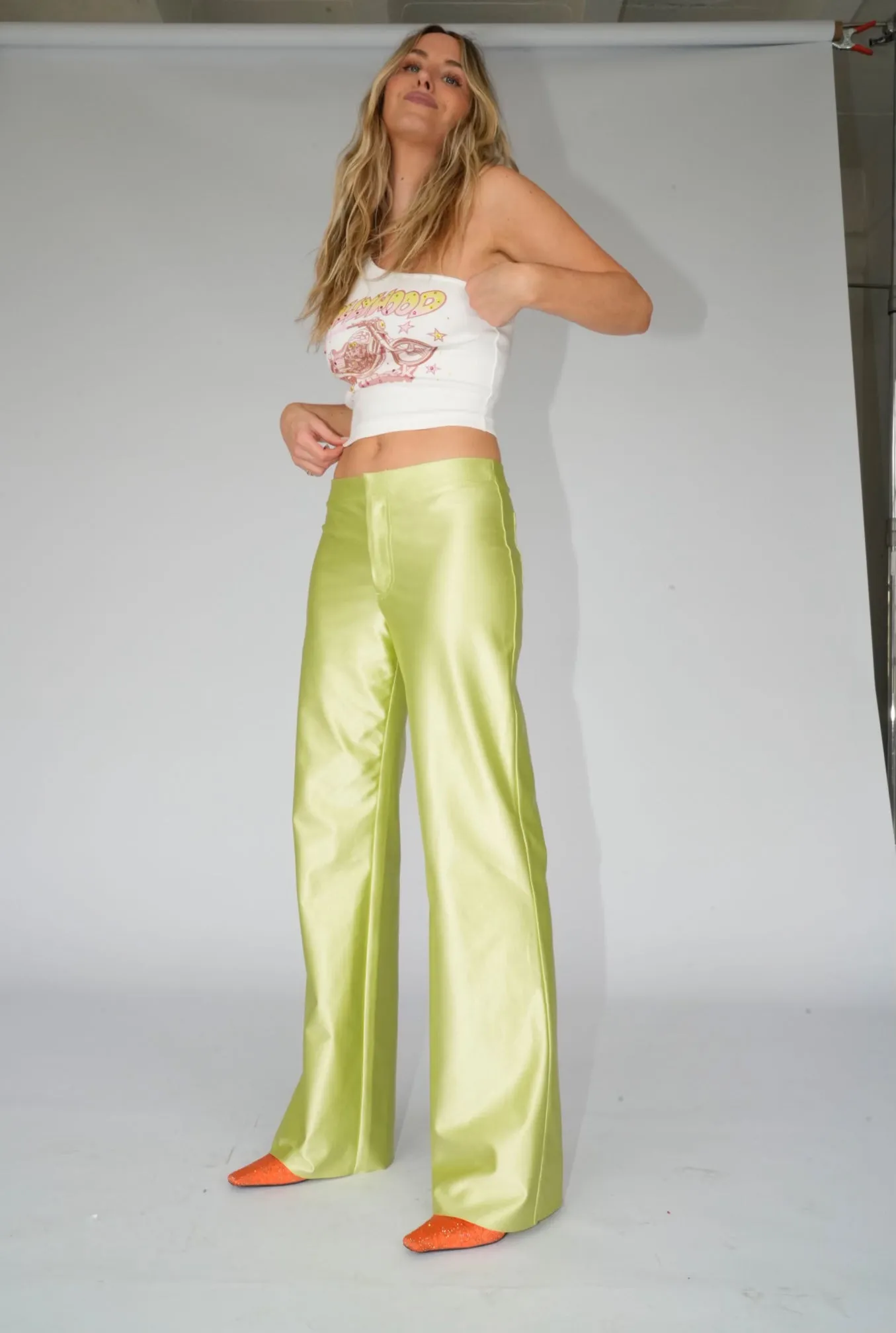 Wasabi Low-Rise Trouser