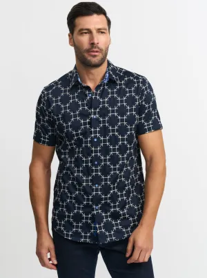 WEITZMAN SHORT SLEEVE BUTTON DOWN SHIRT