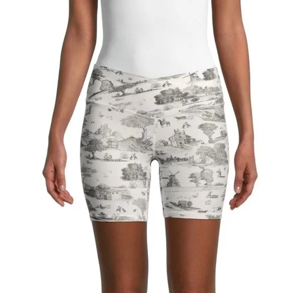WeWoreWhat Print Bike Shorts XS New