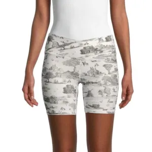 WeWoreWhat Print Bike Shorts XS New