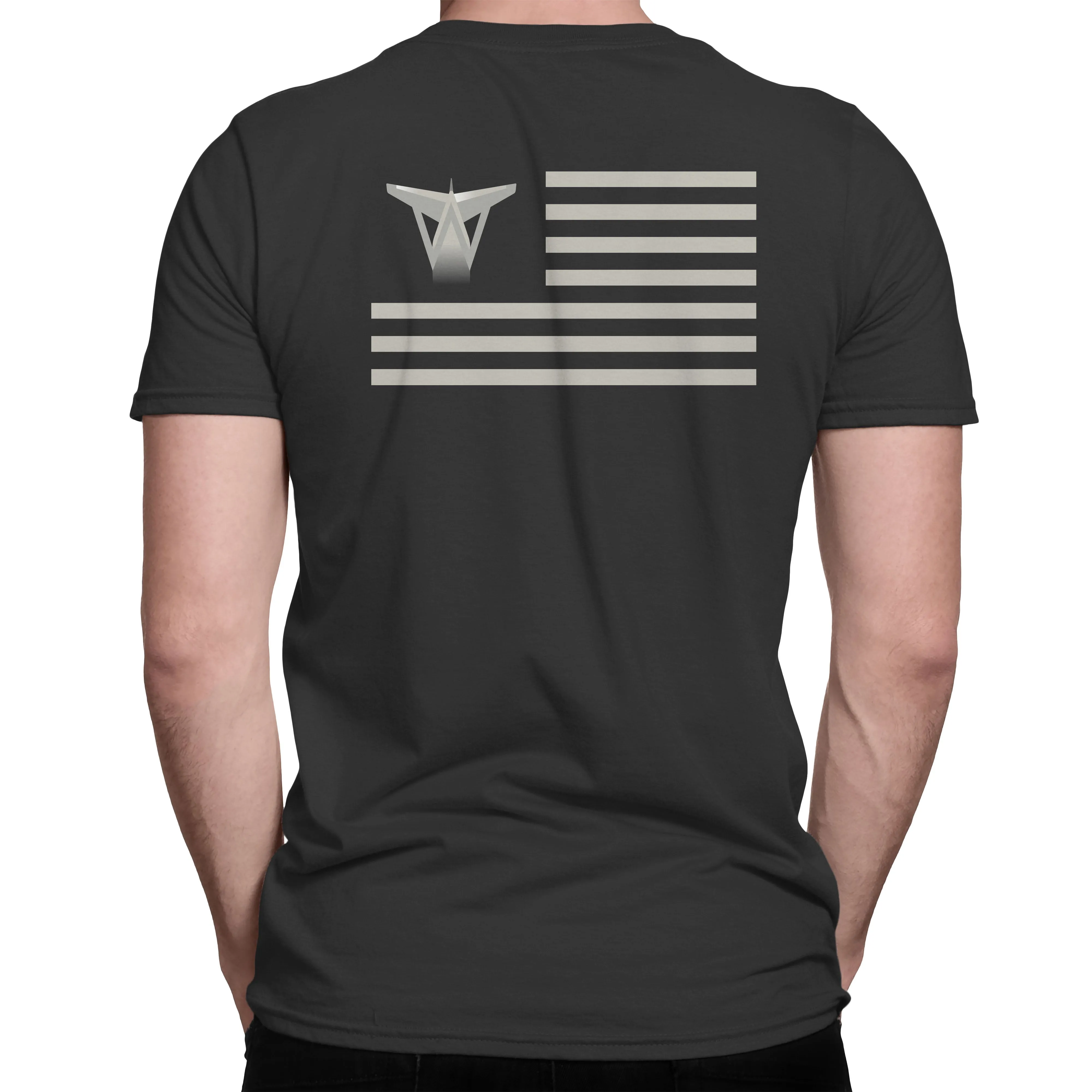 Whale-Tail Sales American Flag T-Shirt