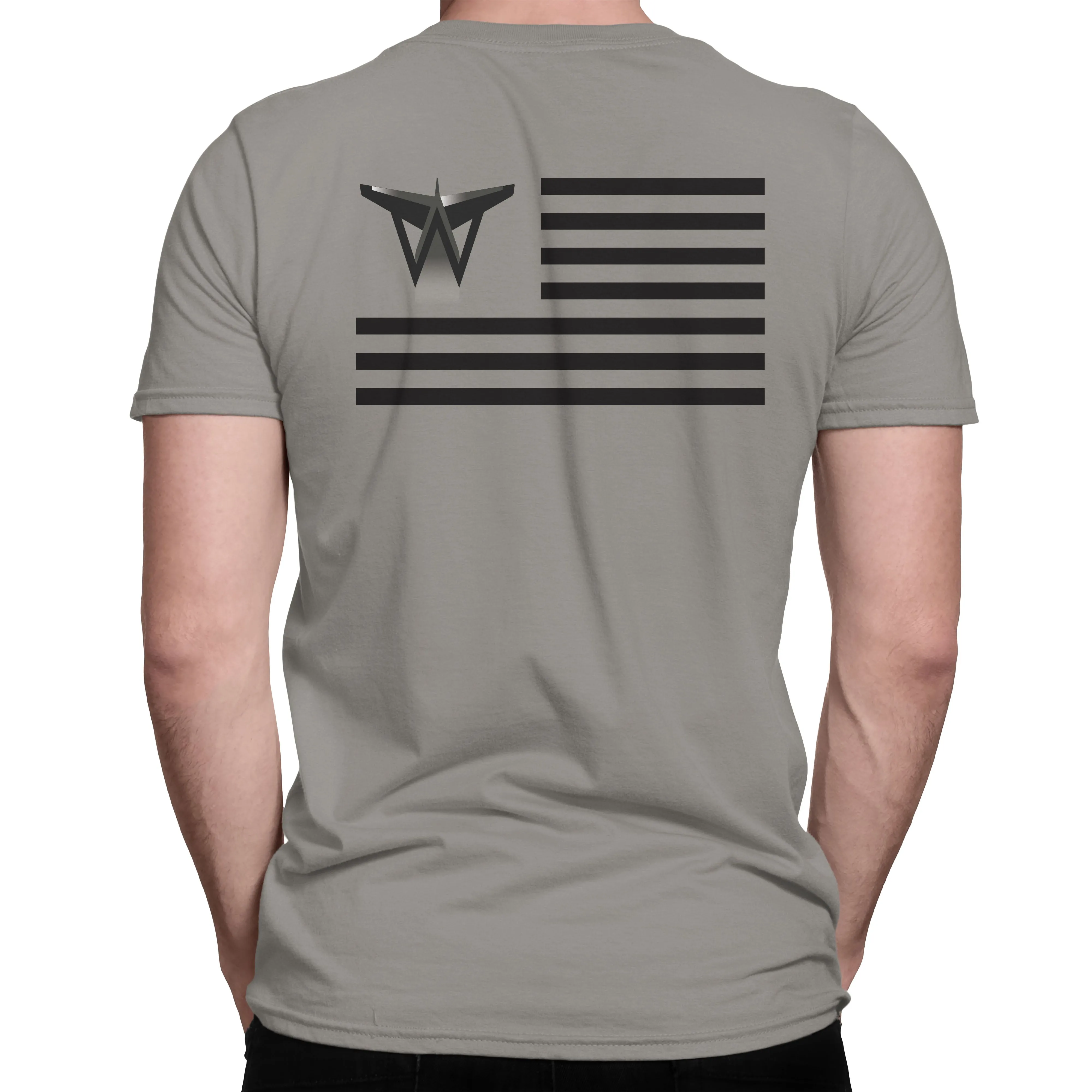 Whale-Tail Sales American Flag T-Shirt