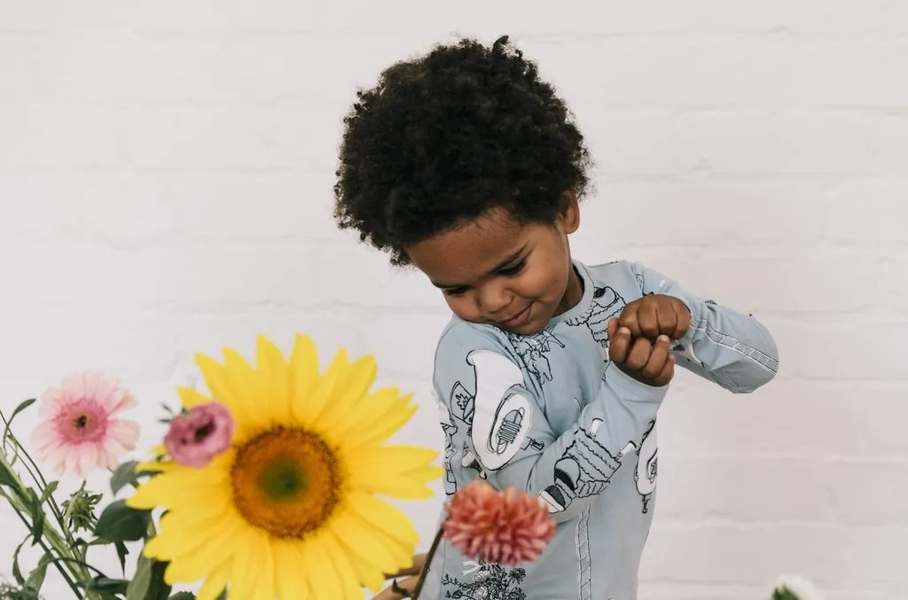 When I Grow Up - LS Romper - Powder