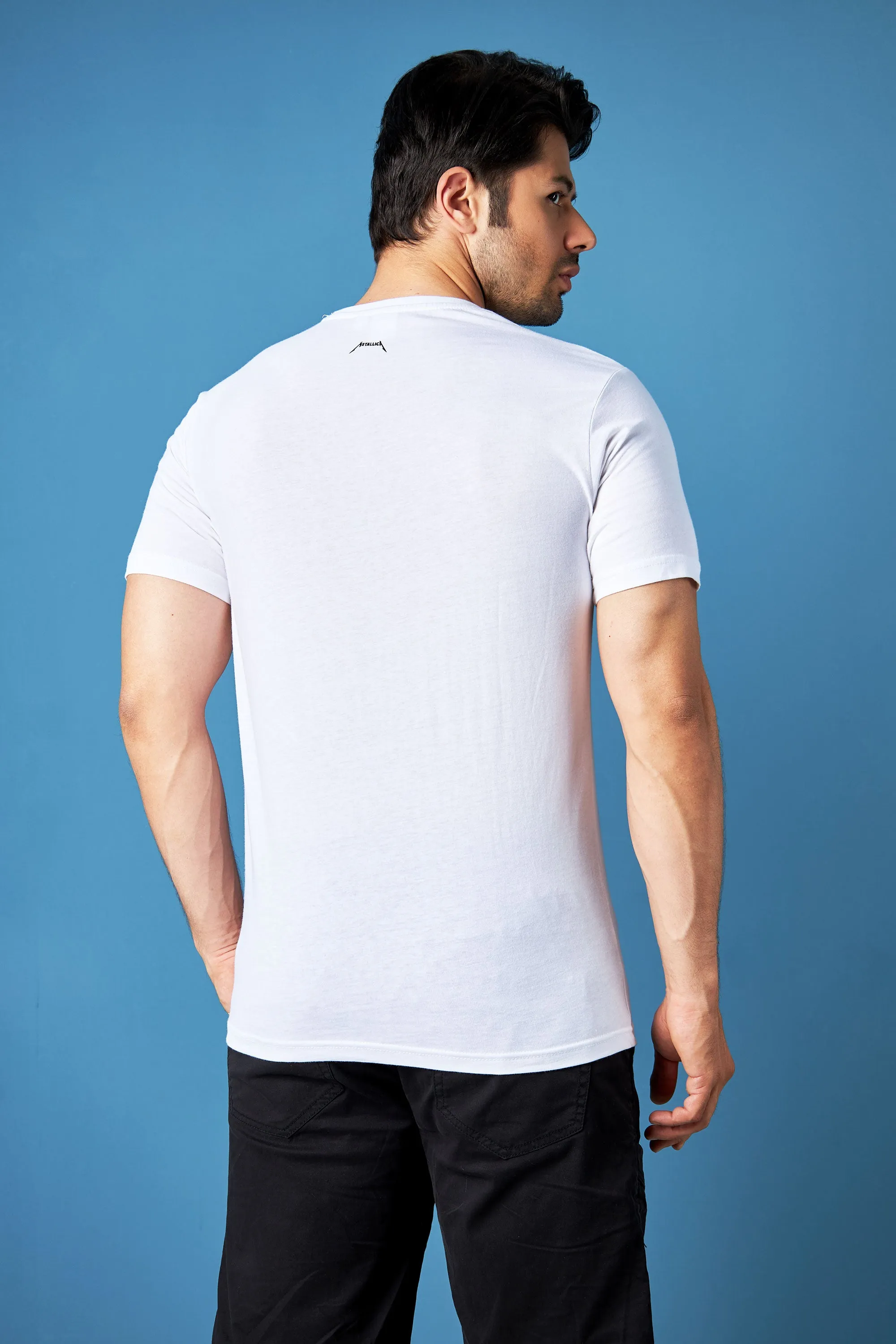 White T Shirt RN HS