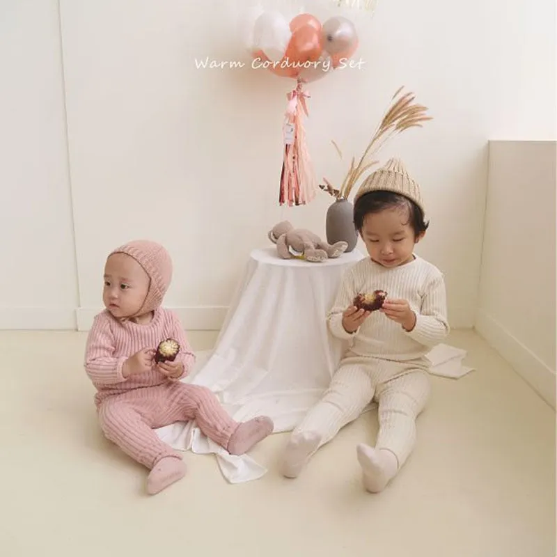 Winter Autumn Baby Clothing For 0-5Y Baby Girl Boy Clothes Warm Sweater  Pants Kids Outfits Children Pajamas Baby Girl Clothes