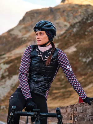 Winter Performance Puff Jacket - Red Navy Blue