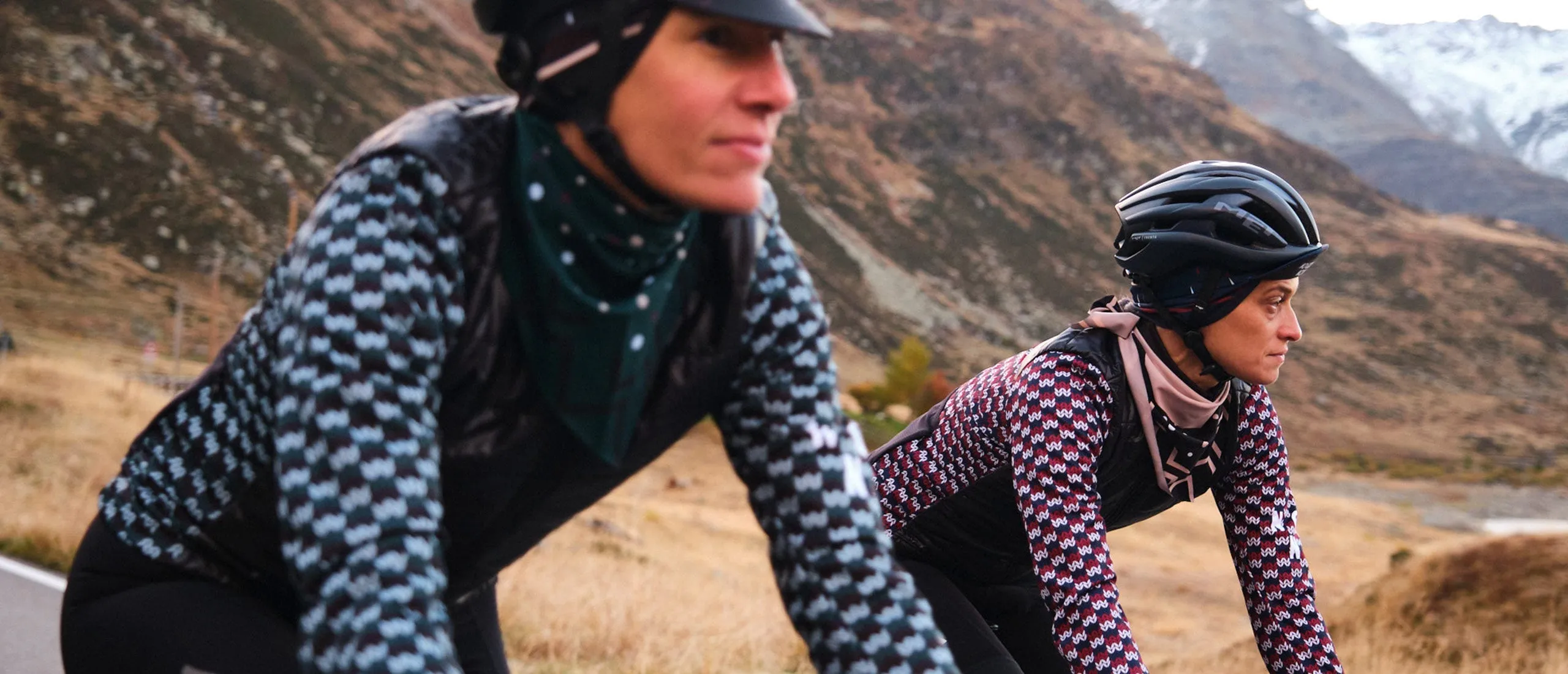 Winter Performance Puff Jacket - Red Navy Blue