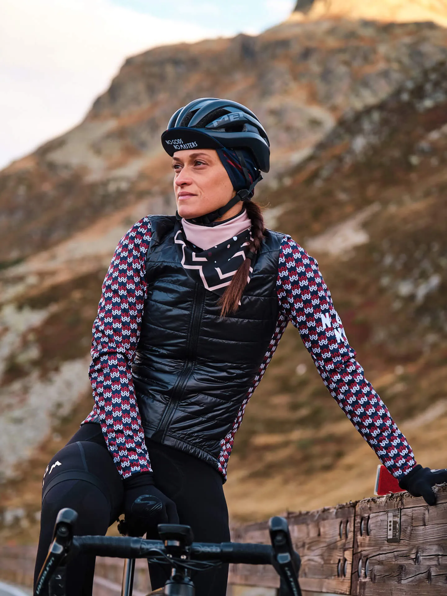 Winter Performance Puff Jacket - Red Navy Blue