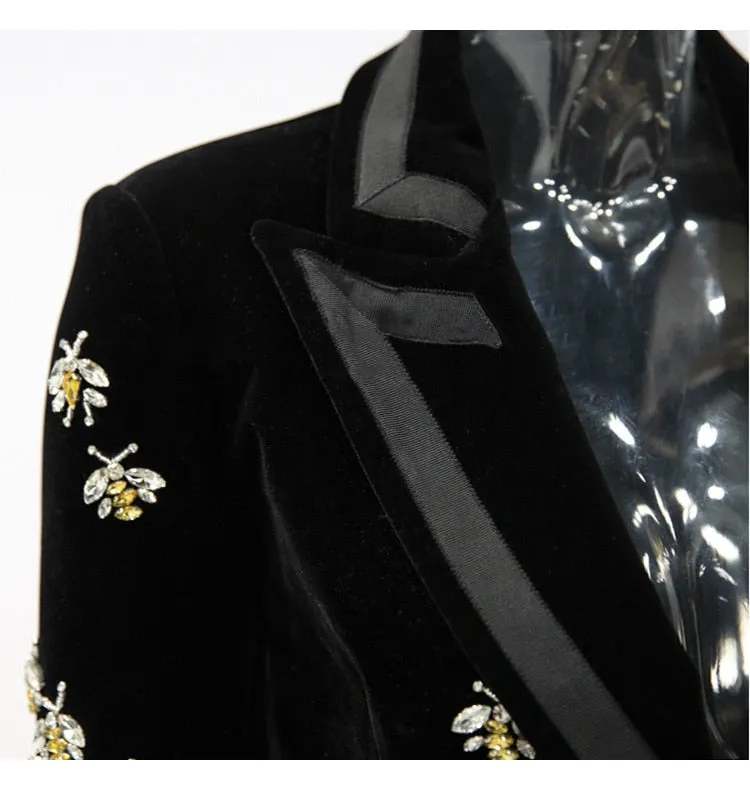 Women high waist pocket jacket mid length