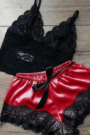 Women's Lace Hem Sleepwear