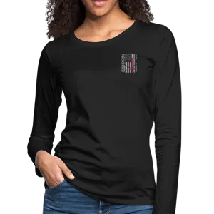 Women's Premium Slim Fit Long Sleeve T-Shirt