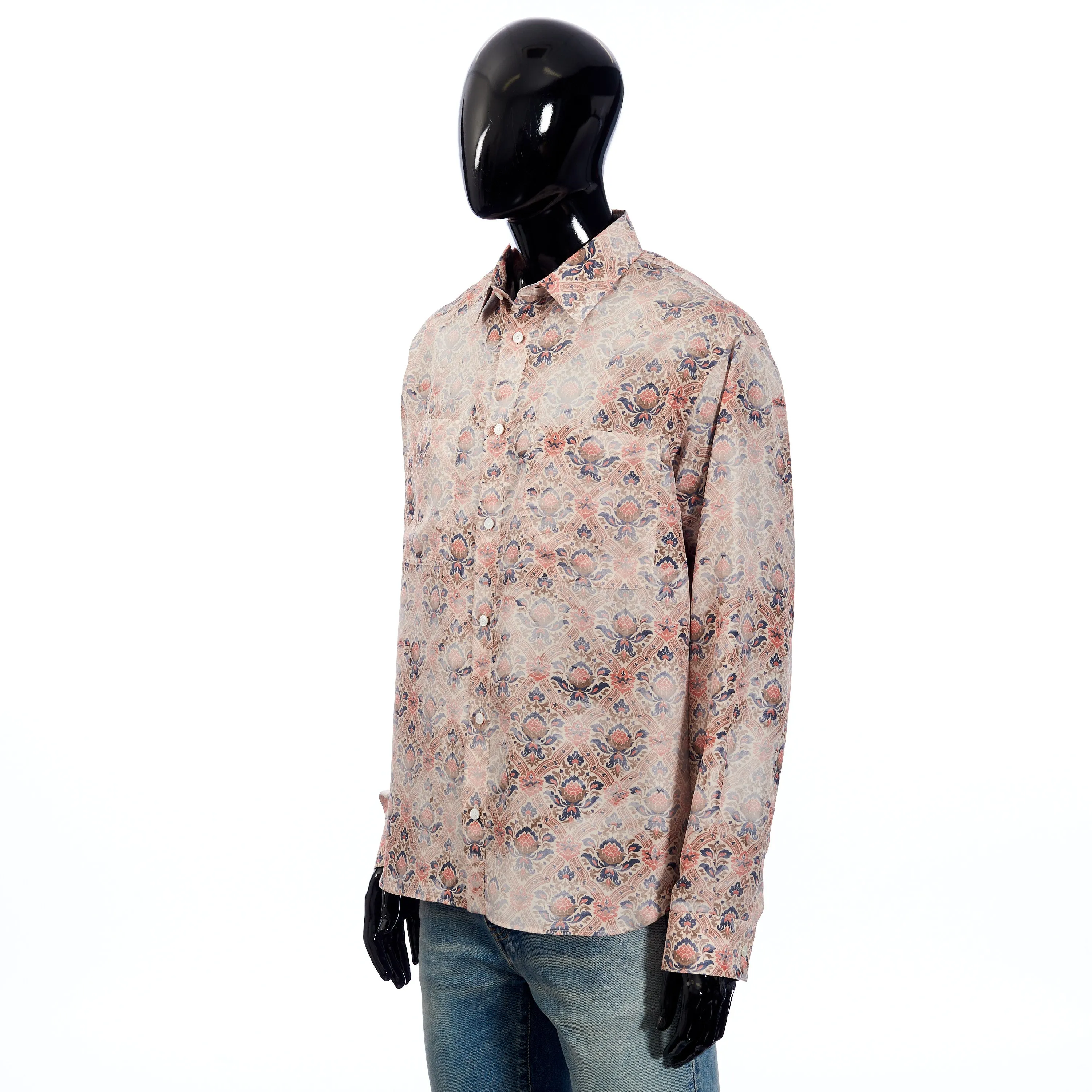 x AMOAKO BOAFO Shirt In Multicolor Silk Canvas