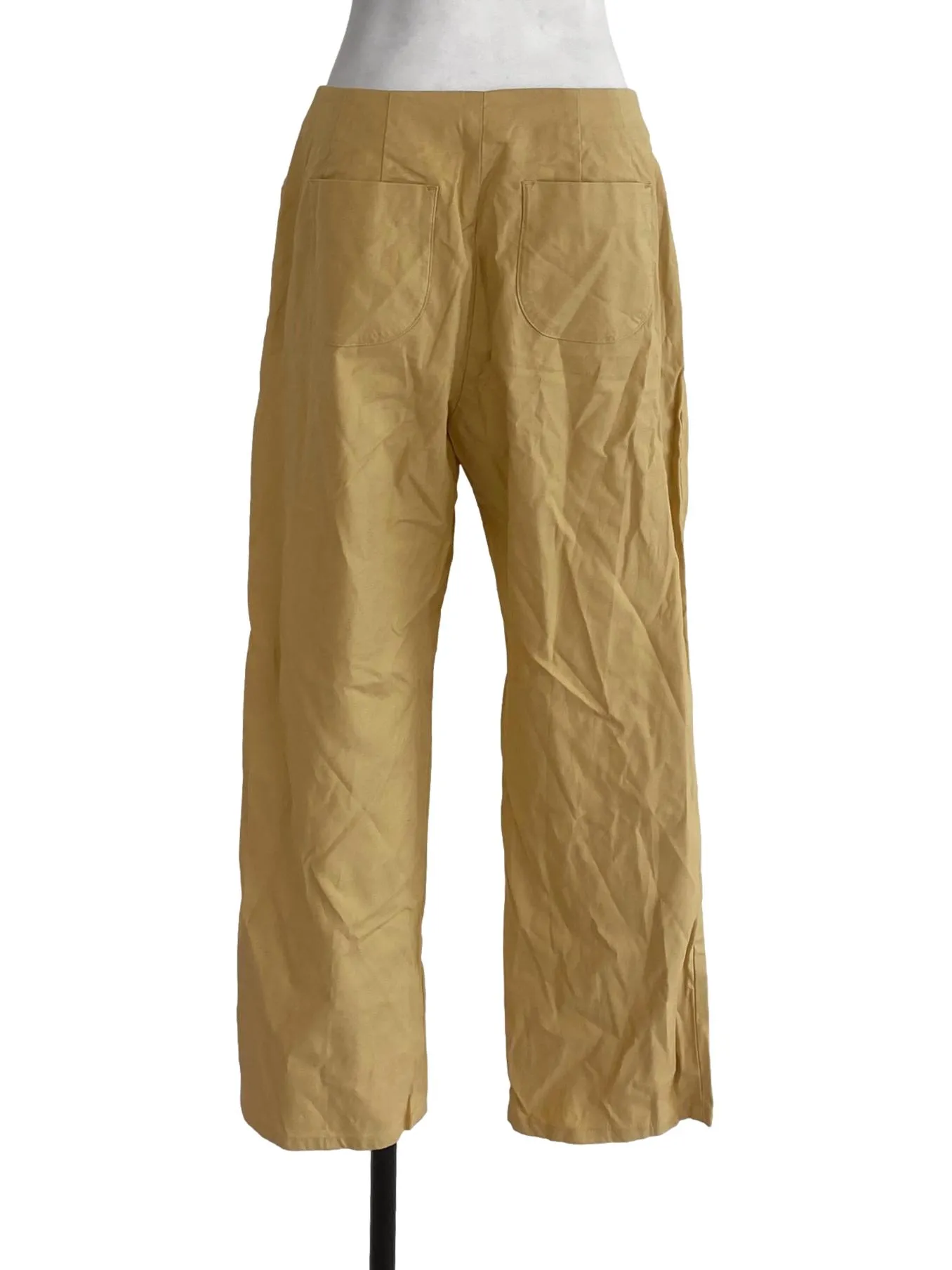 Yellow Plain Pants