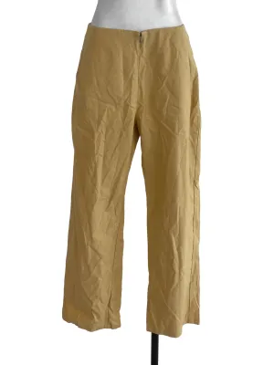Yellow Plain Pants