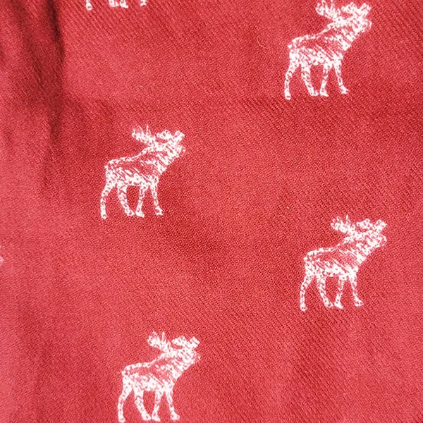 YOUTH SLEEP PANTS MOOSE RED PRINT