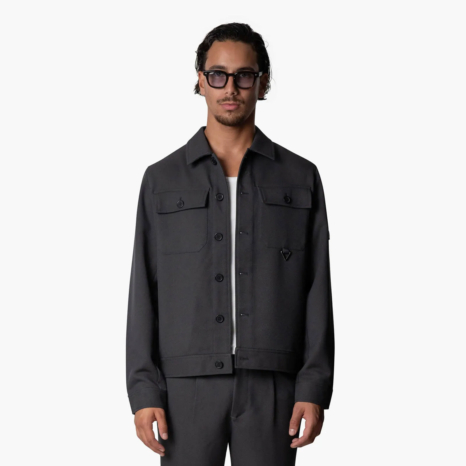 ZANE OVERSHIRT | ANTHRACITE