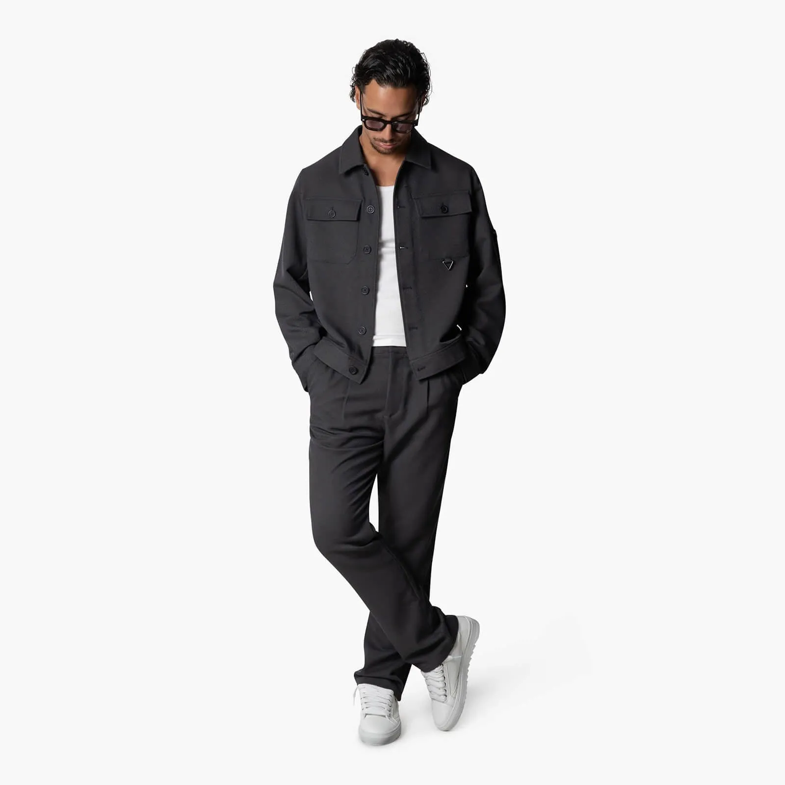 ZANE OVERSHIRT | ANTHRACITE