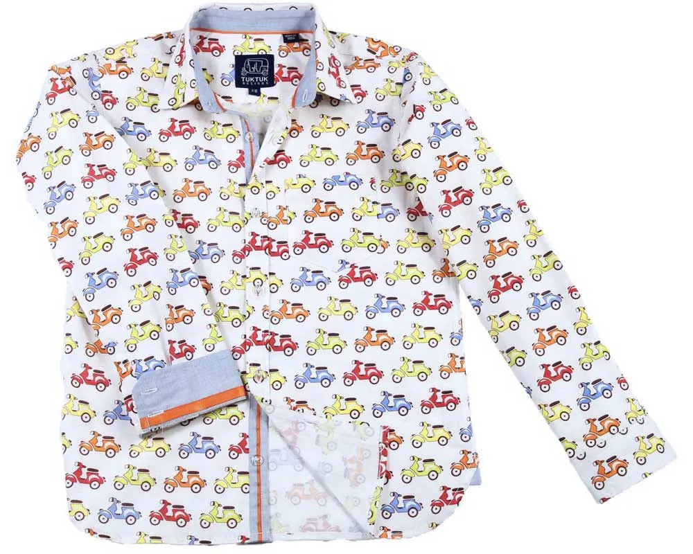 Zippy Scooters Long Sleeve Shirt